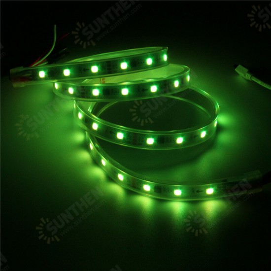 WS2811 1M LED Strip 48 SMD 5050 RGB Dream Color waterproof IP65 DC 12V