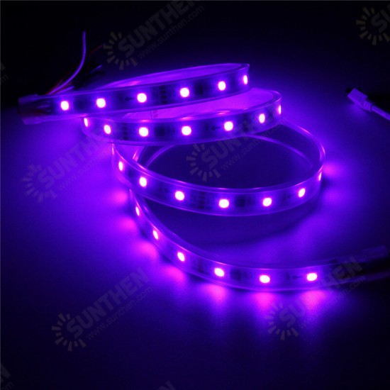 WS2811 1M LED Strip 48 SMD 5050 RGB Dream Color waterproof IP65 DC 12V