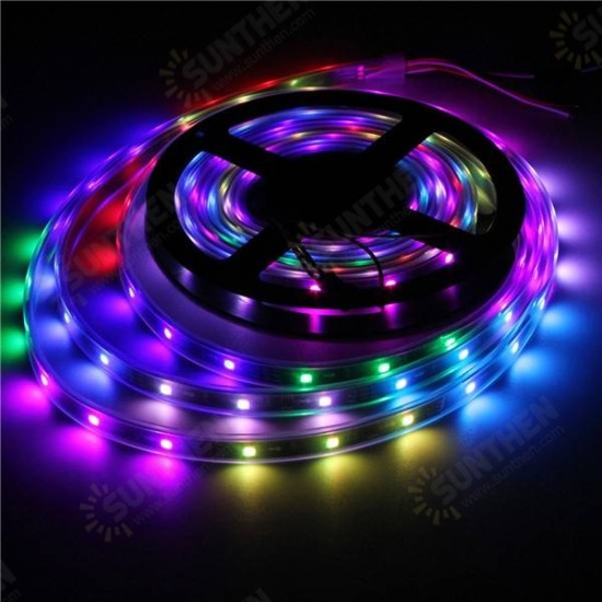 WS2811 5M LED Strip 150 SMD 5050 LED RGB Dream Color Strip Light Waterproof IP65 DC 12V