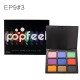 9-Color Eyeshadow Palette Eye Shadow Brush Makeup Set Matte Pearlescent Earth Color Eye Shadow