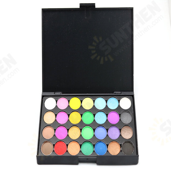 28 Color Eye Shadow Matte Pearly Smoky Earthy Highlight Eyeshadow Palette