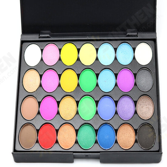 28 Color Eye Shadow Matte Pearly Smoky Earthy Highlight Eyeshadow Palette