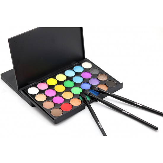 28 Color Eye Shadow Matte Pearly Smoky Earthy Highlight Eyeshadow Palette