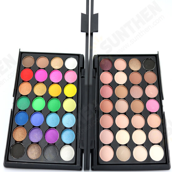 28 Color Eye Shadow Matte Pearly Smoky Earthy Highlight Eyeshadow Palette