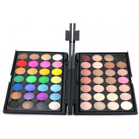 28 Color Eye Shadow Matte Pearly Smoky Earthy Highlight Eyeshadow Palette