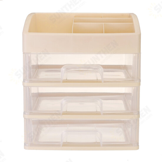 1/2/3 Layer Cosmetic Makeup Organiser Holder Tidy Storage Jewelry Box Shelf Cabinet Drawer