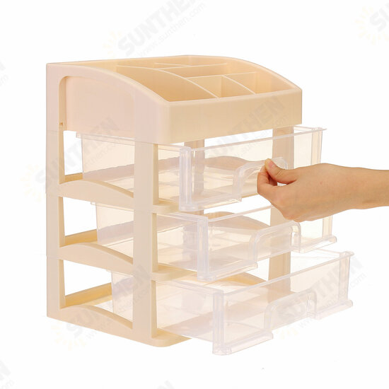 1/2/3 Layer Cosmetic Makeup Organiser Holder Tidy Storage Jewelry Box Shelf Cabinet Drawer