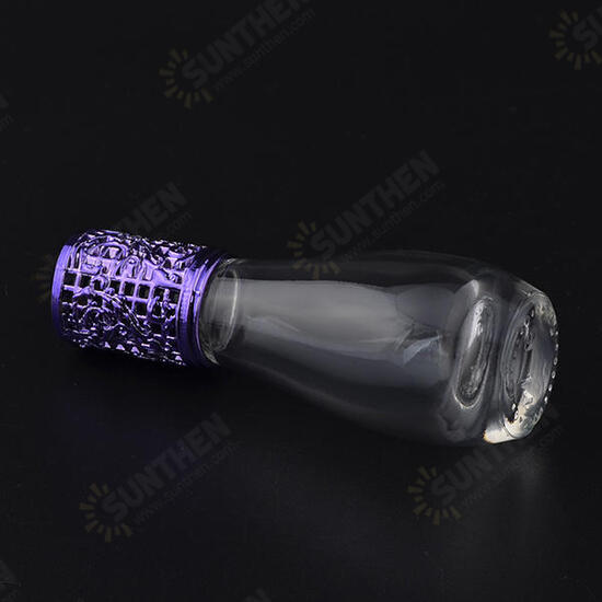 12ml Empty Perfume Bottle Metal Roller Ball Glass Bowling Shape Bottles Refillable Container