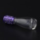 12ml Empty Perfume Bottle Metal Roller Ball Glass Bowling Shape Bottles Refillable Container