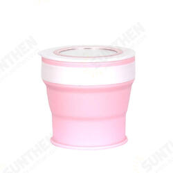 280ML Large-capacity Folding Water Cup Silicone Material with Makeup Mirrors 280ML Large-capacity Folding Water Cup Silicone Material with Makeup Mirrors