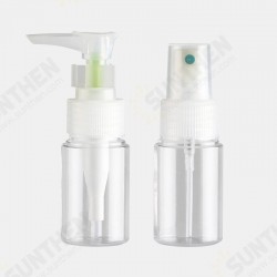 2Pcs 20ml Transparent Plastic Spray Bottle Set Squeeze Hose Bottle Lotion Moisturizing Cream Sub-bottle 2Pcs 20ml Transparent Plastic Spray Bottle Set Squeeze Hose Bottle Lotion Moisturizing Cream Sub-bottle