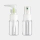 2Pcs 20ml Transparent Plastic Spray Bottle Set Squeeze Hose Bottle Lotion Moisturizing Cream Sub-bottle