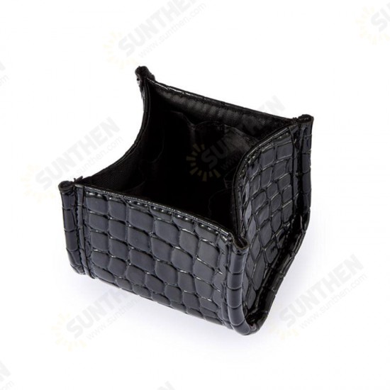 3 Colors Crocodile Skin Brush Storage Cosmetic Bag Case Pen Holder Solid Organizer