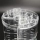 3 Tier Acrylic Cosmetic Makeup Jewelry 360° Rotating Storage Organizer Case