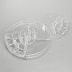 3 Tier Acrylic Cosmetic Makeup Jewelry 360° Rotating Storage Organizer Case 3 Tier Acrylic Cosmetic Makeup Jewelry 360° Rotating Storage Organizer Case