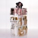 3 Tier Acrylic Cosmetic Makeup Jewelry 360° Rotating Storage Organizer Case