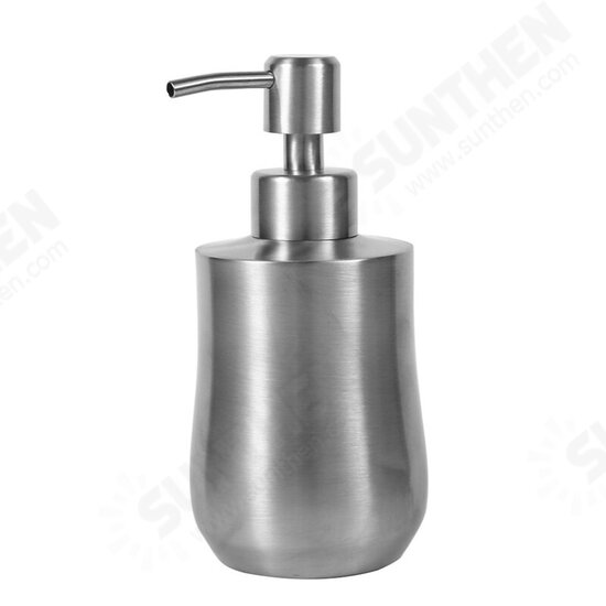 350Ml Cucurbit Shaped Liquid Soap Dispenser For Liquid Soap 304 Stainless Steel Bathroom Shower Lotion Dispenser Liquid Bottles