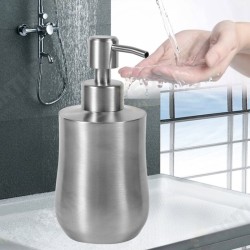 350Ml Cucurbit Shaped Liquid Soap Dispenser For Liquid Soap 304 Stainless Steel Bathroom Shower Lotion Dispenser Liquid Bottles 350Ml Cucurbit Shaped Liquid Soap Dispenser For Liquid Soap 304 Stainless Steel Bathroom Shower Lotion Dispenser Liquid Bottles