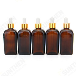 5Pcs Amber Glass Liquid Pipette Perfume Bottles Essential Oil Toner Bottle Reusable Bottle 5Pcs Amber Glass Liquid Pipette Perfume Bottles Essential Oil Toner Bottle Reusable Bottle
