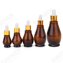5Pcs Amber Glass Pipette Eye Dropper Bottles for Aromatherapy Essential Oil Perfume Toner 5Pcs Amber Glass Pipette Eye Dropper Bottles for Aromatherapy Essential Oil Perfume Toner