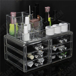 6 Drawer Clear Acrylic Make Up Organizer Drawers Cosmetic Display Holder Case Storage 2 Layer 6 Drawer Clear Acrylic Make Up Organizer Drawers Cosmetic Display Holder Case Storage 2 Layer