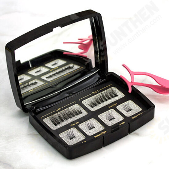 6Pcs Magnetic False Eyelash Set Lengthening Eyelash Acrylic Scorpion Eyelashes