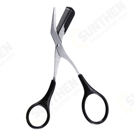 6Pcs Manual Eyebrow Trimming Tool Set Black