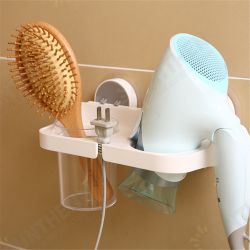 Bathroom Punch Multifunctional Hair Dryer Rack Bathroom Punch Multifunctional Hair Dryer Rack