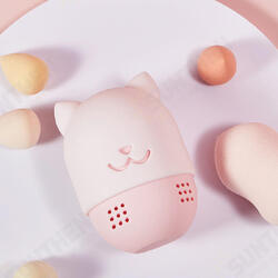 Beauty Powder Puff Blender Holder Cleaning Sponge Makeup Egg Drying Case Silicone Cosmetic Blender Sponge Storage Box Holder Beauty Powder Puff Blender Holder Cleaning Sponge Makeup Egg Drying Case Silicone Cosmetic Blender Sponge Storage Box Holder