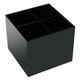 Black Acrylic Cosmetic Organizer Lipstick Holder Box Makeup Brush Display Stand Case