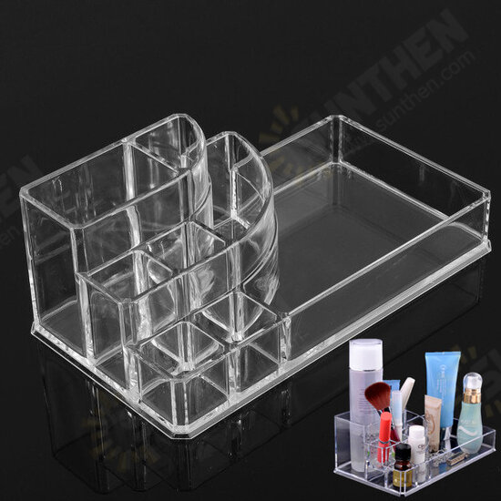 Clear Acrylic Makeup Cosmetic Box Organiser Display Storage Case