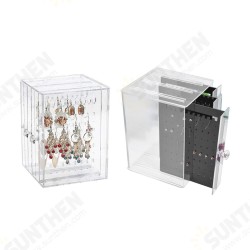 Dustproof Acrylic Earrings Jewelry Display Stand Shelf Jewelry Bag Storage Box Drawers Rack Holder Storage Case Dustproof Acrylic Earrings Jewelry Display Stand Shelf Jewelry Bag Storage Box Drawers Rack Holder Storage Case
