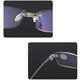 Frameless Diamond Trimming Reading Glasses Anti-blue Light Neutral Reading Glasses With Glasses Box