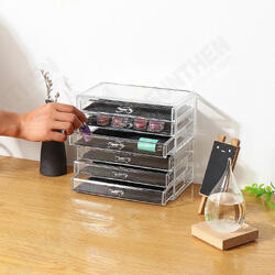 Gel Painted Plastic Phototherapy Glue Transparent Drawer Storage Box Acrylic Cosmetic Organizer Gel Painted Plastic Phototherapy Glue Transparent Drawer Storage Box Acrylic Cosmetic Organizer
