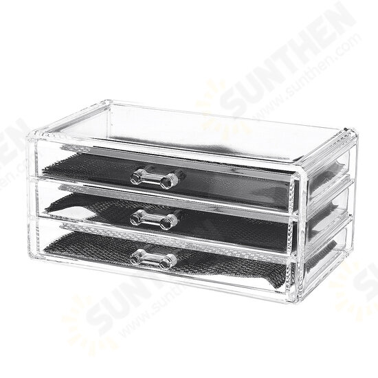 Gel Painted Plastic Phototherapy Glue Transparent Drawer Storage Box Acrylic Cosmetic Organizer