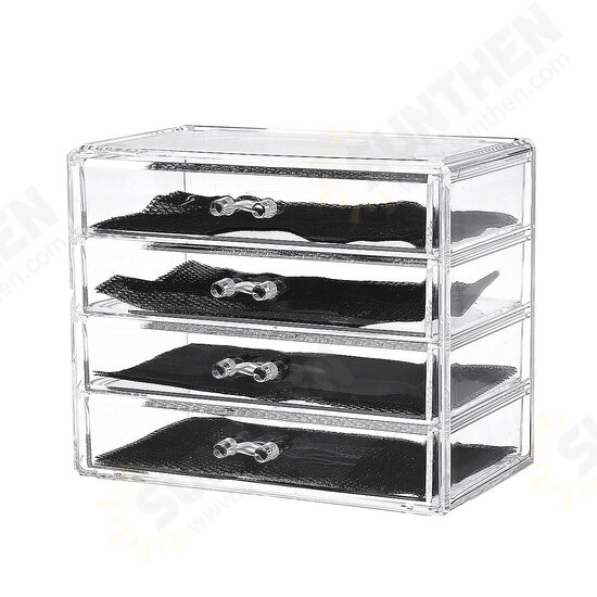 Gel Painted Plastic Phototherapy Glue Transparent Drawer Storage Box Acrylic Cosmetic Organizer