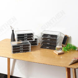 Gel Painted Plastic Phototherapy Glue Transparent Drawer Storage Box Acrylic Cosmetic Organizer Gel Painted Plastic Phototherapy Glue Transparent Drawer Storage Box Acrylic Cosmetic Organizer
