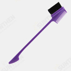 Hair Brush Edge Brushes Double-ended Brow Brush Comb Haircut Tool For Eyebrow Hair Brush Edge Brushes Double-ended Brow Brush Comb Haircut Tool For Eyebrow