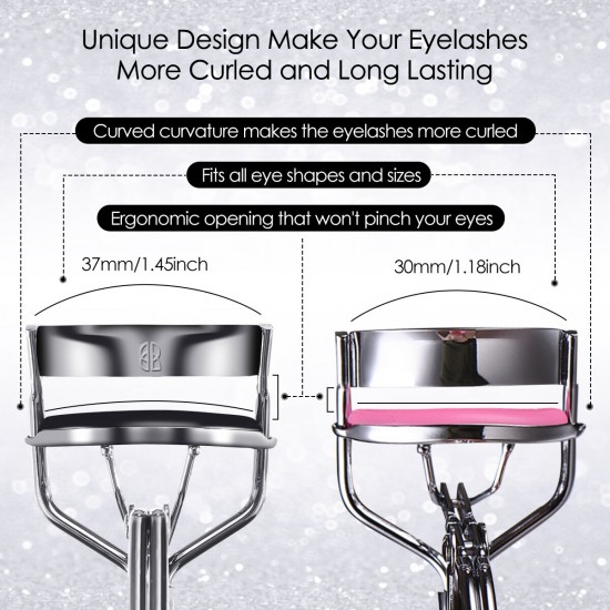 Eyelash Curler Professional Make Up Tools for European Women's Eyes