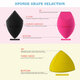 Professional Foundation Makeup Sponge Geometric Section Soft Makeup Puff