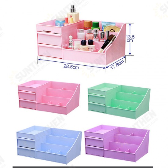 Large Capacity Cosmetic Organizer Storage Box Drawer Dressing Table Skin Care Rack House Container Sundries Makeup Organizer