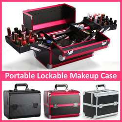 Makeup Box Large Capacity Portable Manicure Tattoo Toolbox Cosmetic Bag Female Portable Makeup Box Large Capacity Portable Manicure Tattoo Toolbox Cosmetic Bag Female Portable