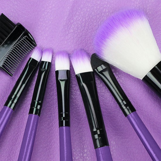 7Pcs Hot Red Makeup Brushes Set Face Eye Makeup Brush Kit Soft Hair Multifunctional Cosmetic Brush