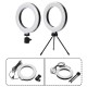 Photography LED Mirrors Selfie Ring Light 260MM Dimmable Camera Phone Lamp Fill Light with Table Tripods Phone Holder