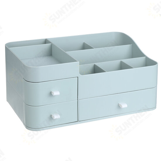 Plastic Cosmetic Organizer Makeup Holder Drawers Jewelry Storage Box