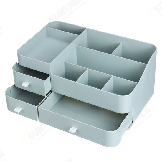 Plastic Cosmetic Organizer Makeup Holder Drawers Jewelry Storage Box