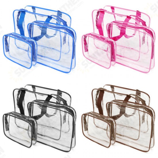 Portable Clear PVC Organizer Bags Makeup Travel Waterproof Toiletry Portable Clear PVC Organizer Bags Makeup Travel Waterproof Toiletry