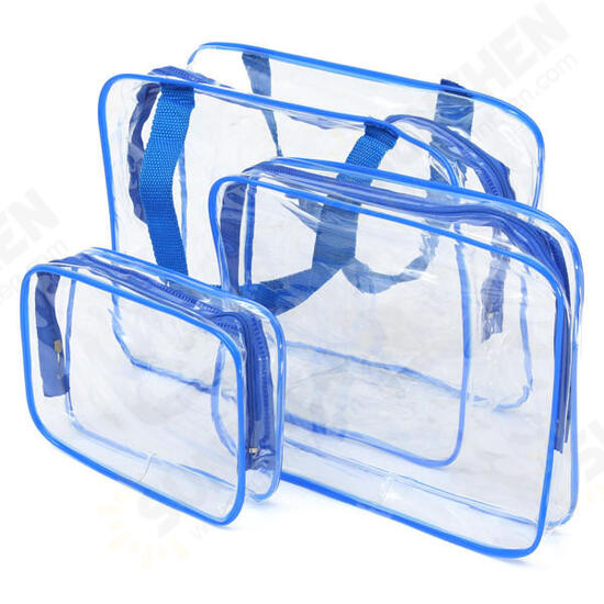 Portable Clear PVC Organizer Bags Makeup Travel Waterproof Toiletry Portable Clear PVC Organizer Bags Makeup Travel Waterproof Toiletry