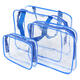 Portable Clear PVC Organizer Bags Makeup Travel Waterproof Toiletry Portable Clear PVC Organizer Bags Makeup Travel Waterproof Toiletry