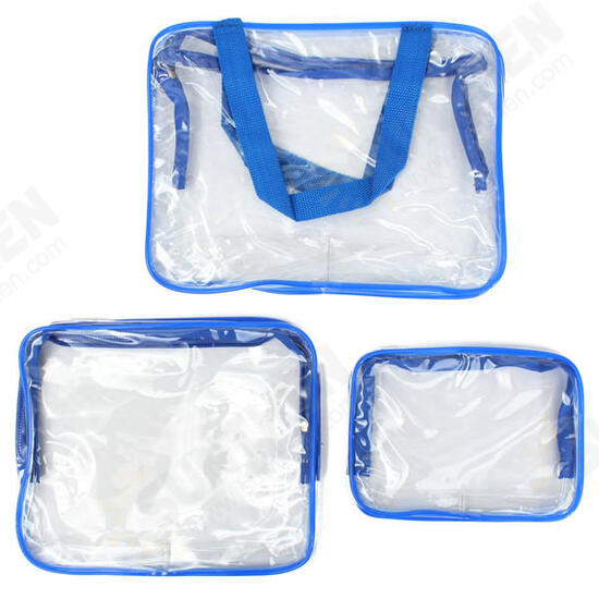 Portable Clear PVC Organizer Bags Makeup Travel Waterproof Toiletry Portable Clear PVC Organizer Bags Makeup Travel Waterproof Toiletry
